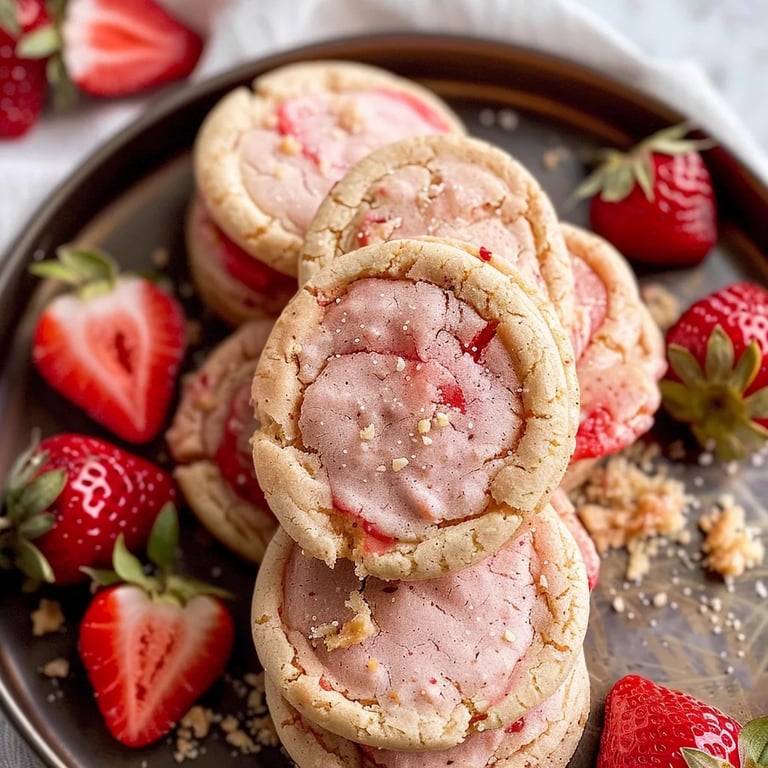 Strawberry Shortcake Cookies