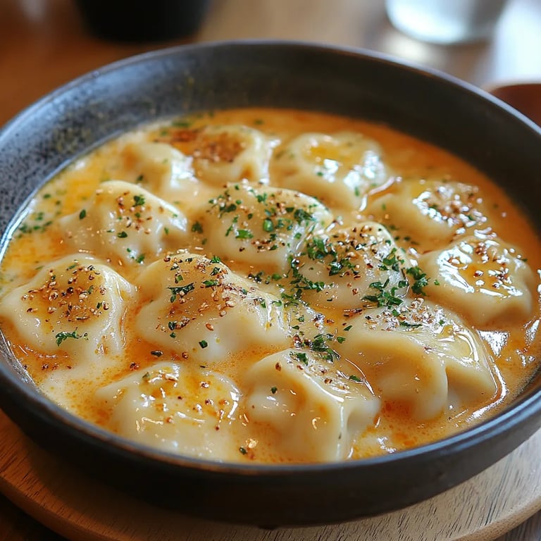 Soupe Thaïlandaise de Raviolis au Curry de Coco : Une Recette Incroyable Ultime