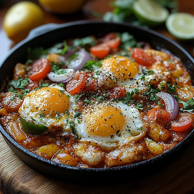 Huevos Rancheros aus der Pfanne: Ein Unglaublich Essenzielles Rezept für 4 Personen