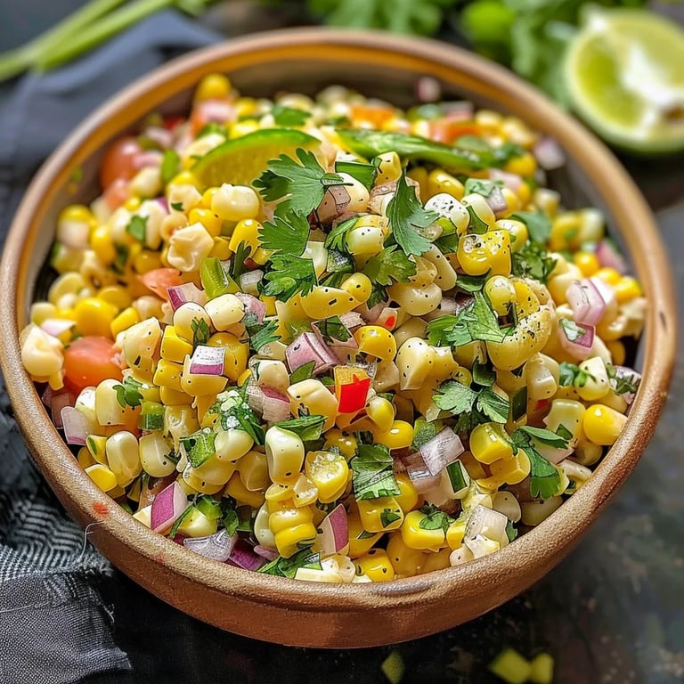 Vibrant Mexican Street Corn Salad