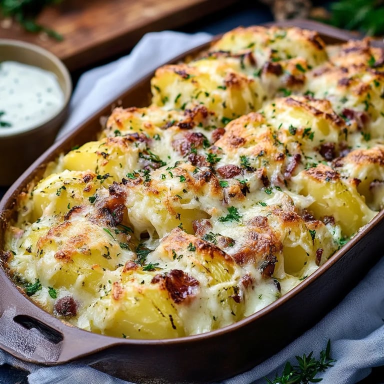 Rosenkohl Kartoffel Auflauf