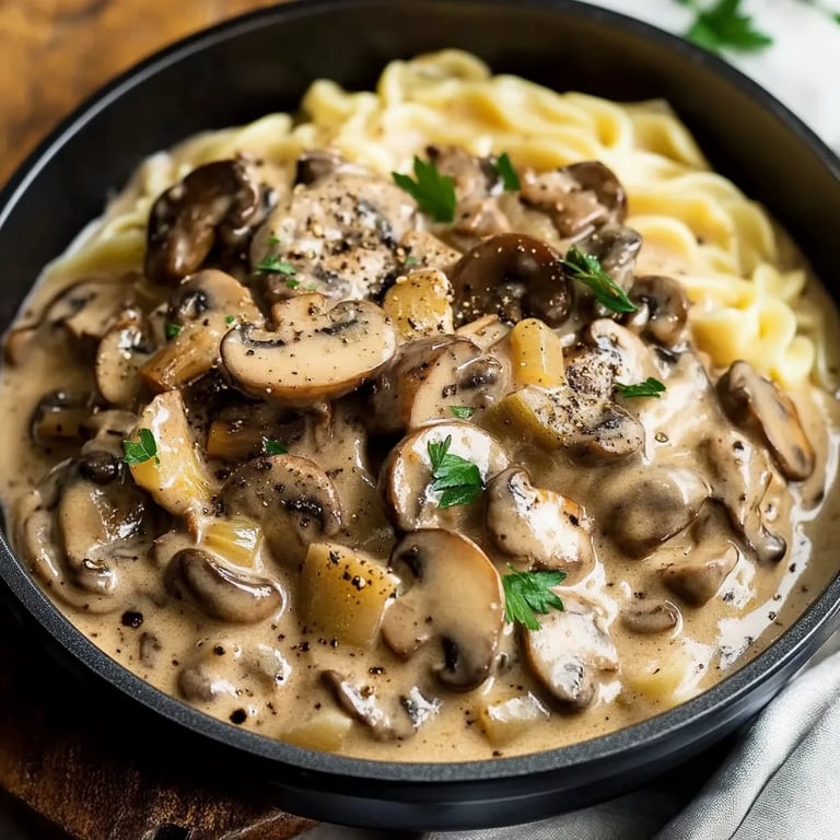 Mushroom Stroganoff