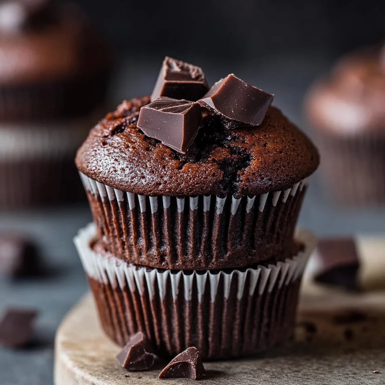 Super saftige Schoko-Muffins
