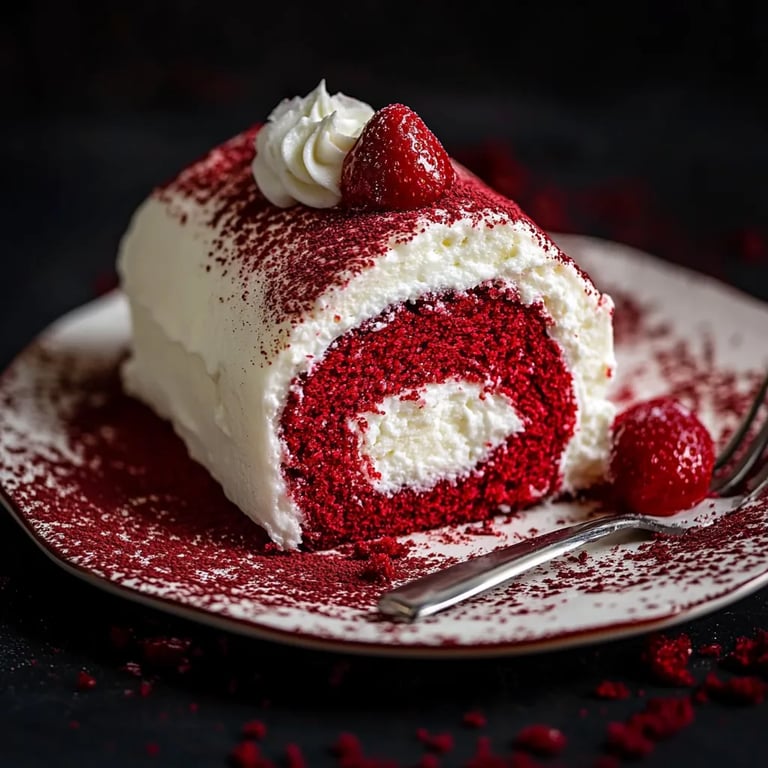 Red Velvet Cake Roll
