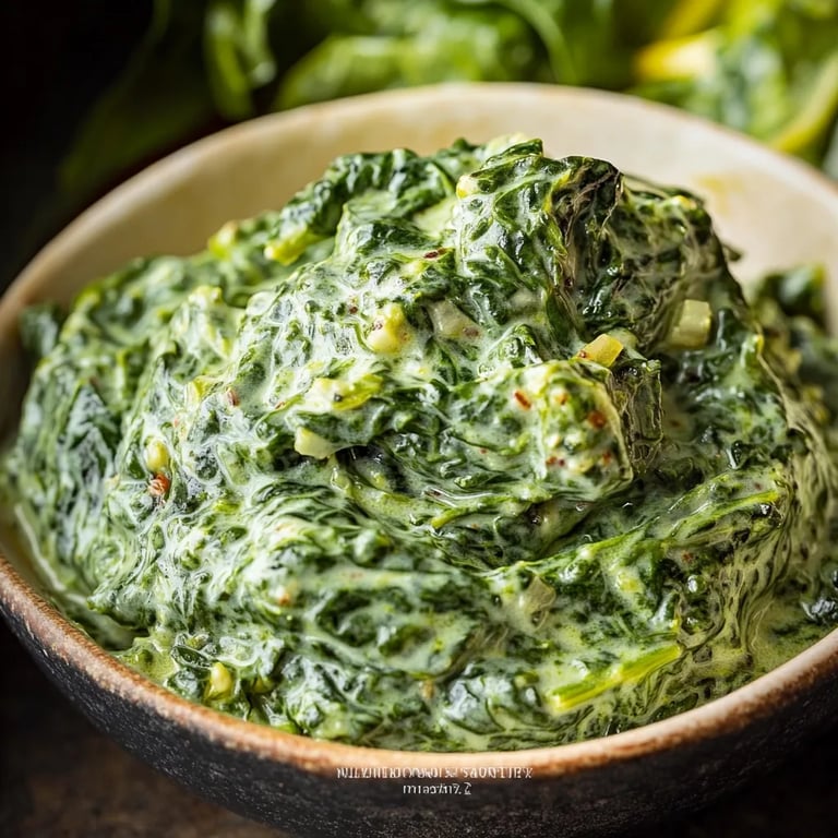 Easy Creamed Spinach