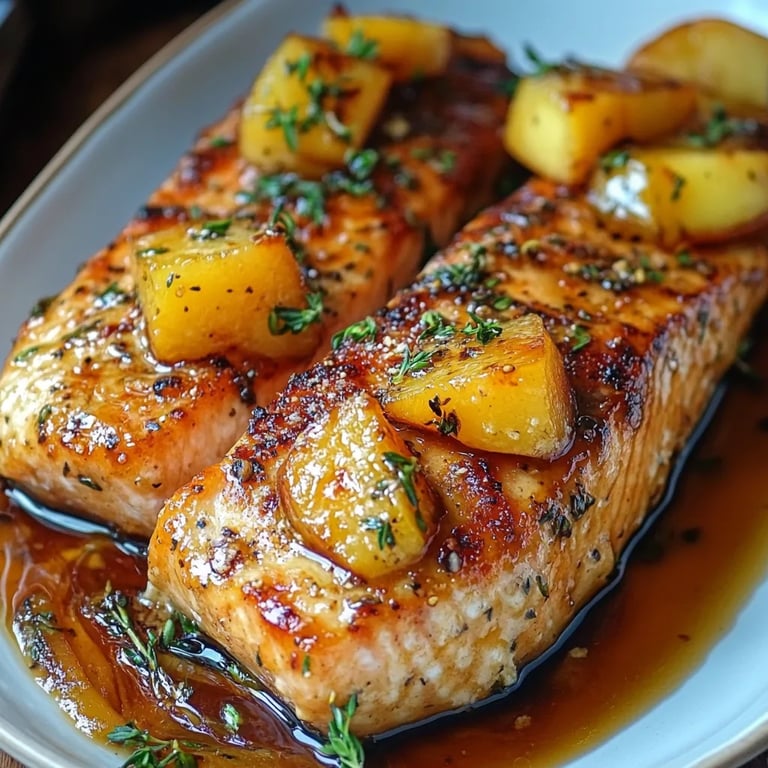Bourbon Peach Roasted Salmon: An Amazing Ultimate Recipe