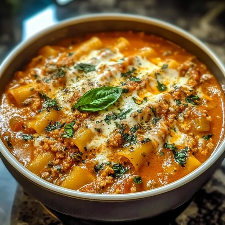 Easy Viral Lasagna Soup (One Pot!)