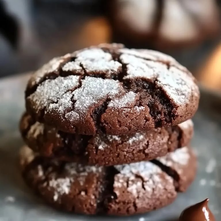 Chocolate Crinkle Cookies