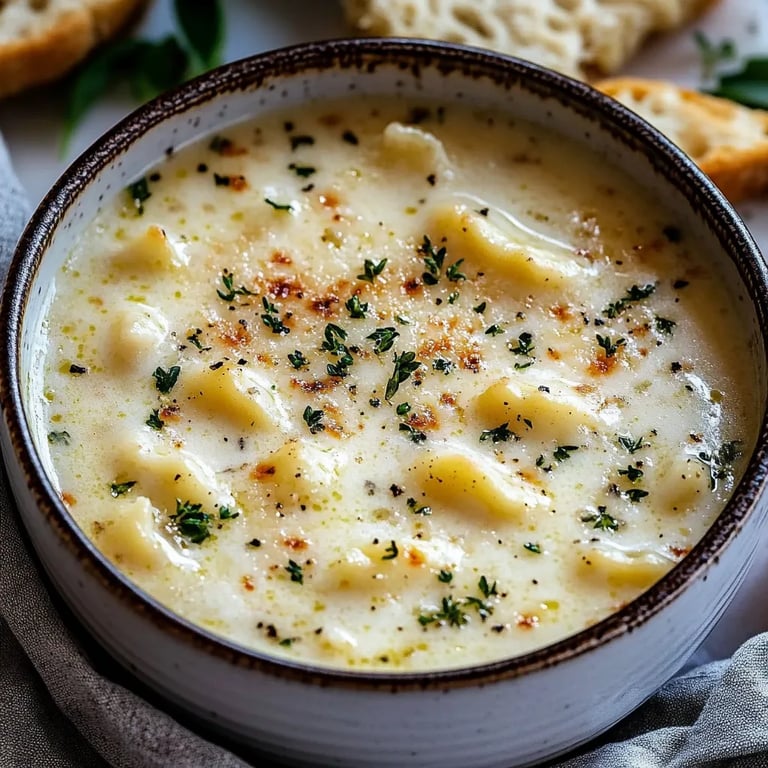 White Lasagna Soup