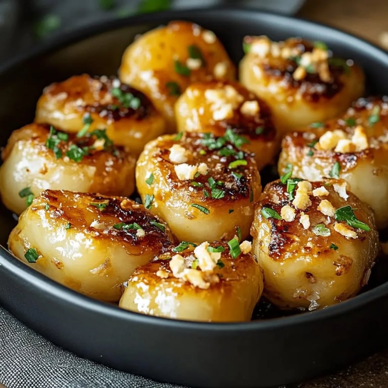 Gefüllte Kartoffeln nach Flammkuchen-Art