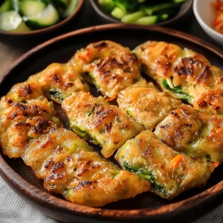 Koreanischer Frühlingszwiebel-Pfannkuchen
