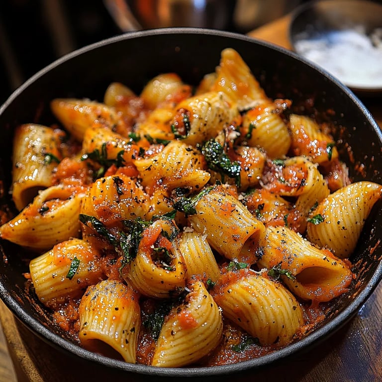 Spicy Tomato Basil Shells w/ Whipped Ricotta: An Incredible Ultimate Recipe