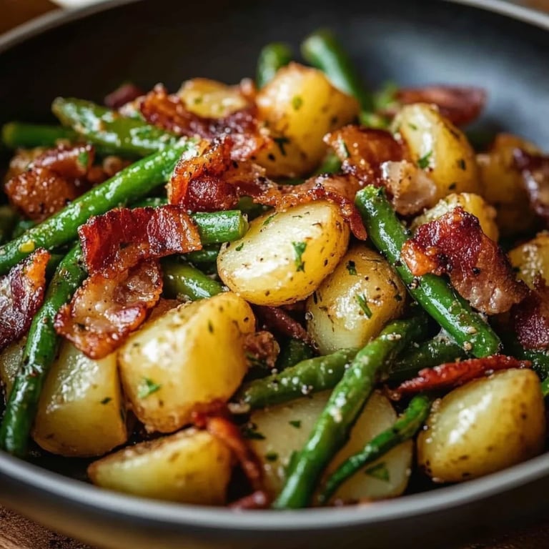 Green Beans and Potatoes with Bacon Recipe