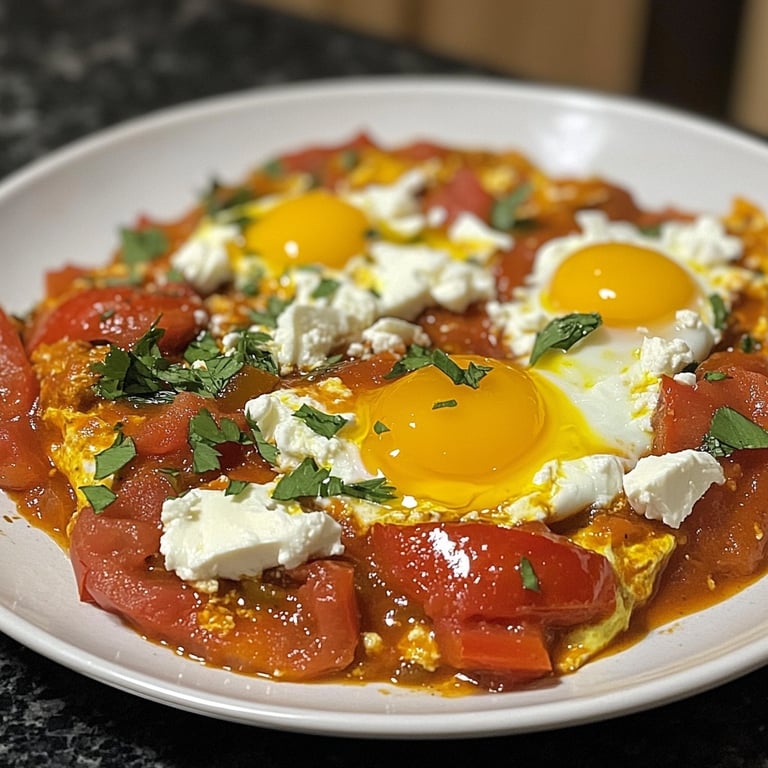 Internationale-Küche-Shakshuka mit Feta