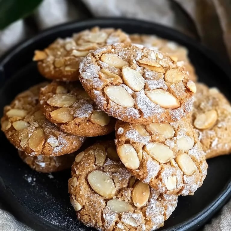Ricciarelli italienische Mandelkekse