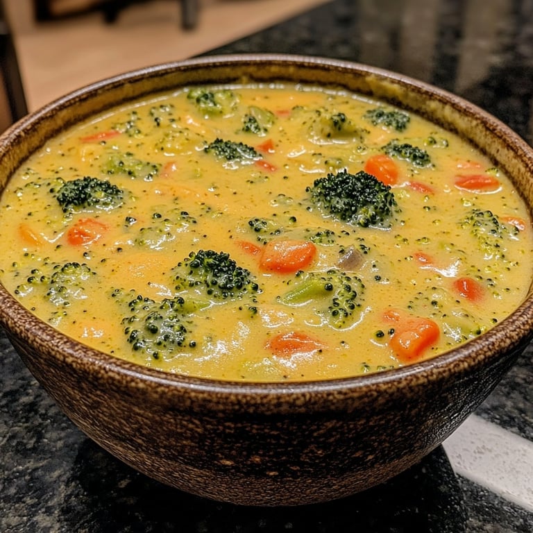 Comfort Broccoli Cheddar Soup​