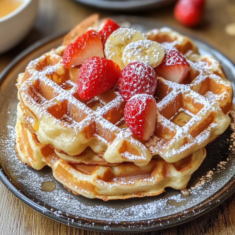 Frische Waffelteig Haffig für alle Formen