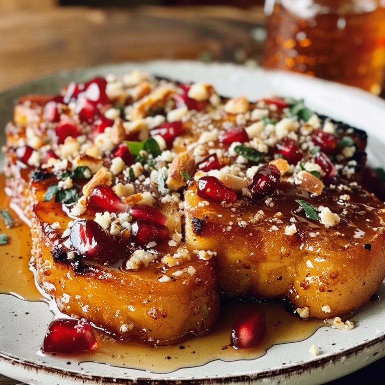 Baked Feta with Pomegranate & Honey