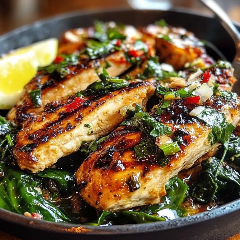 Pollo Asado y Espinacas Salteadas al Ajillo: Una Increíble Receta Última