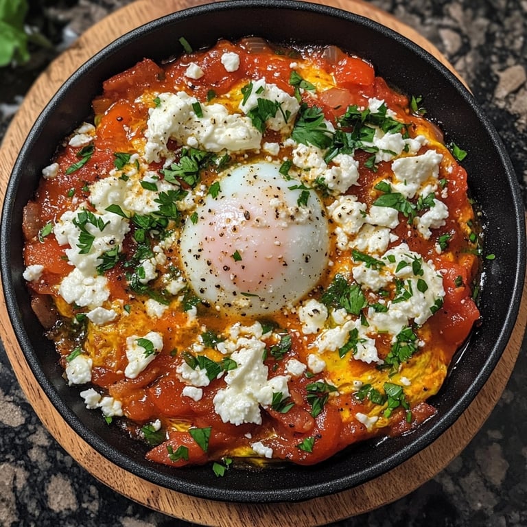 Internationale-Küche-Shakshuka mit Feta