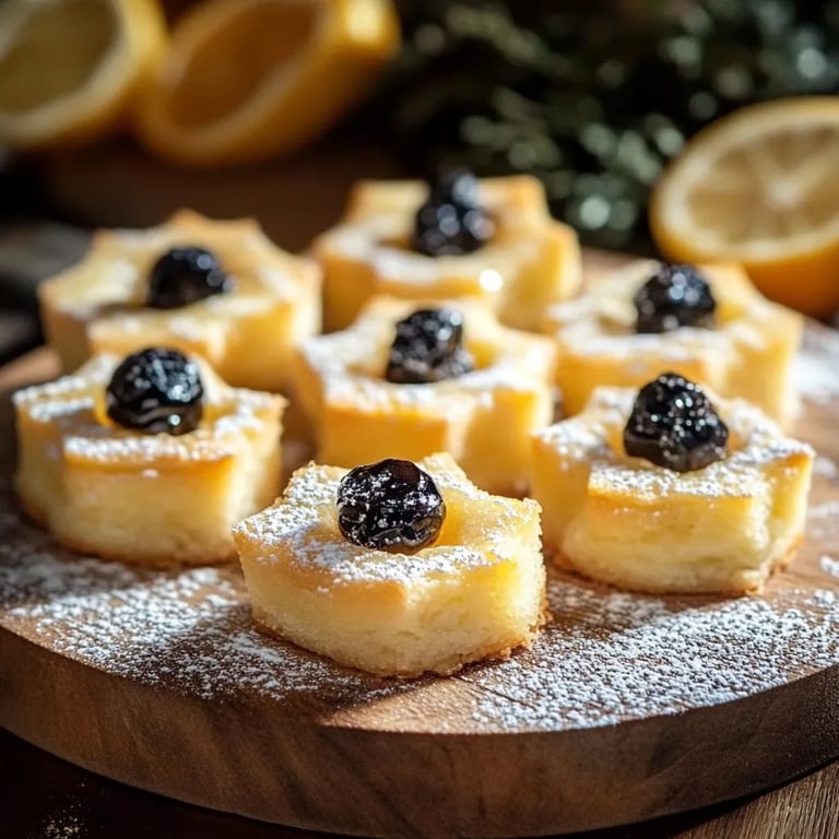 Zarte Zitronensterne