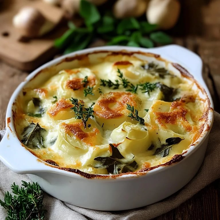 Rosenkohl-Kartoffel-Auflauf