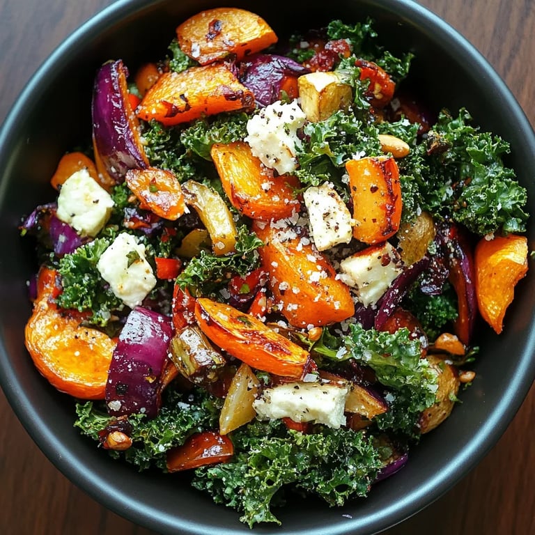 Kale & Roasted Vegetable Salad