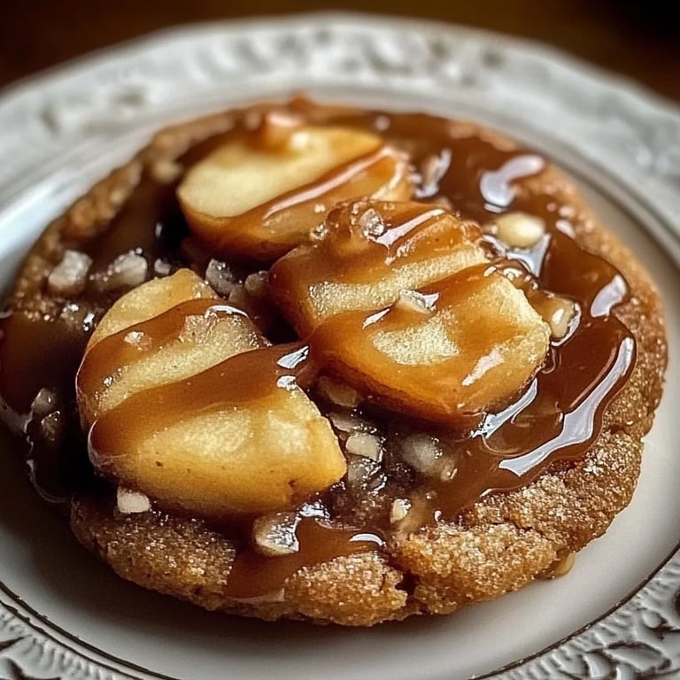Köstliche Karamell-Apfel-Zimt-Kekse