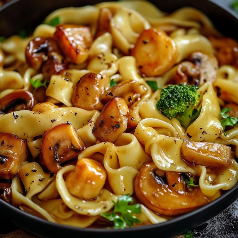 Hähnchen-Nudelauflauf