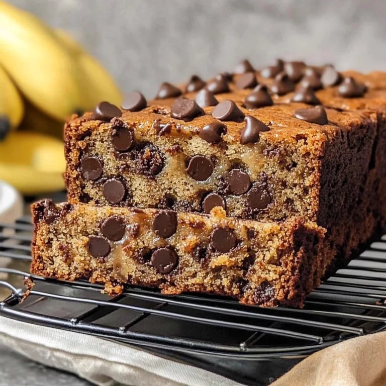 Super Moist Chocolate Chip Banana Bread