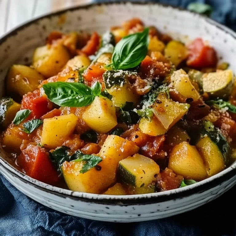 Kartoffel-Paprika-Zucchini-Topf
