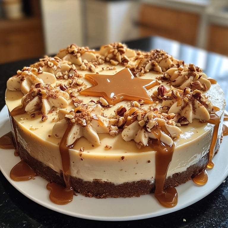 Zimtstern-Cheesecake – Weihnachts-Baking-Dessert