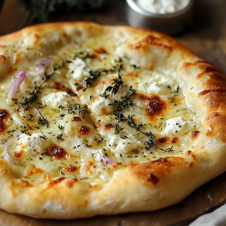 Cremig-knusprige Pizza Bianca: Ein Unglaublich Ultimatives Rezept für 4 Personen