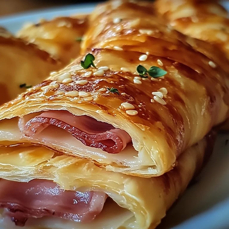Knusprige Blätterteig-Schinken-Käse: Ein Unglaubliches Ultimatives Rezept für 5 Personen