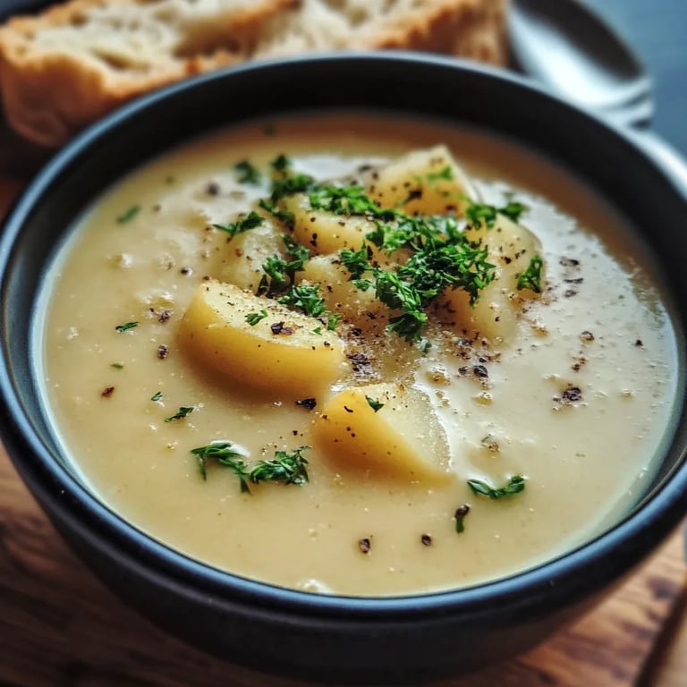 Cheddar Garlic Herb Potato Soup: An Incredible 5-Ingredient Recipe