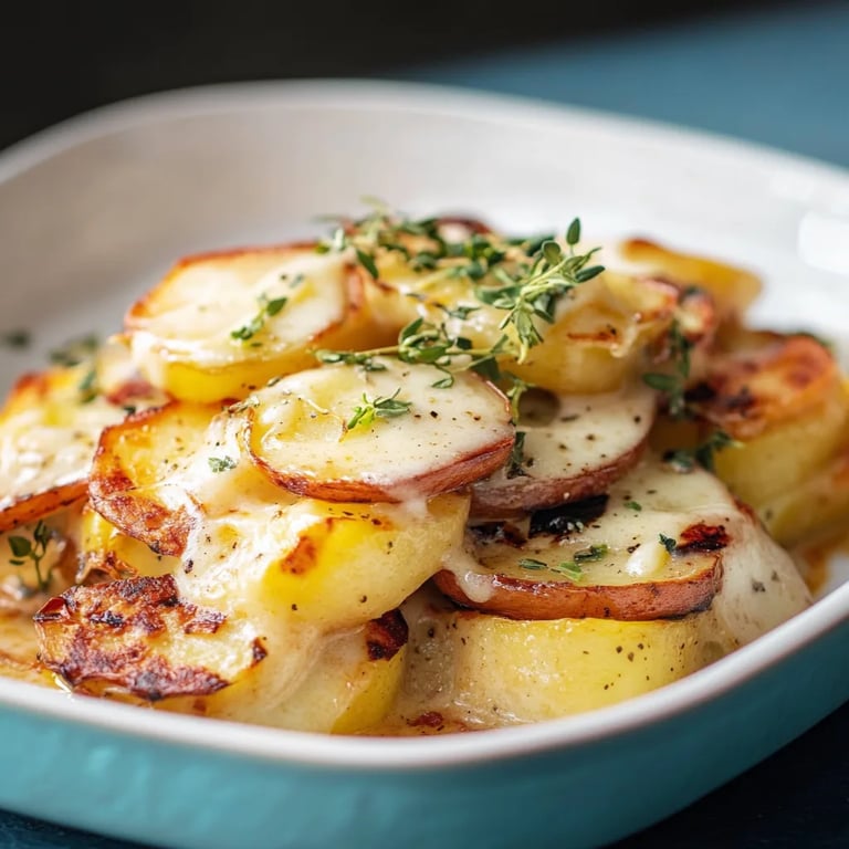 Kartoffel-Kohlrabi-Auflauf aus dem Ofen