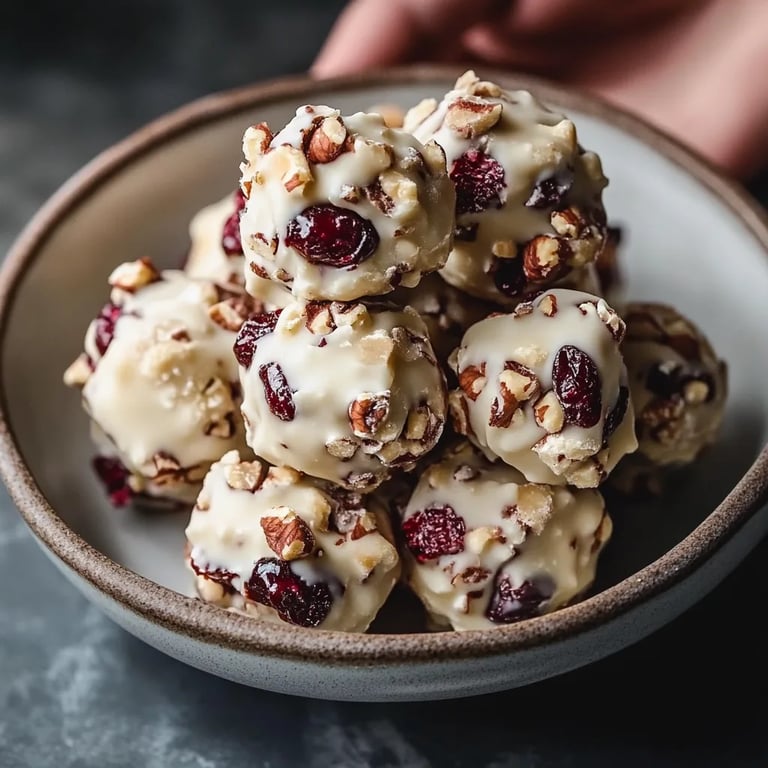 White Chocolate Cranberry Pecan Clusters