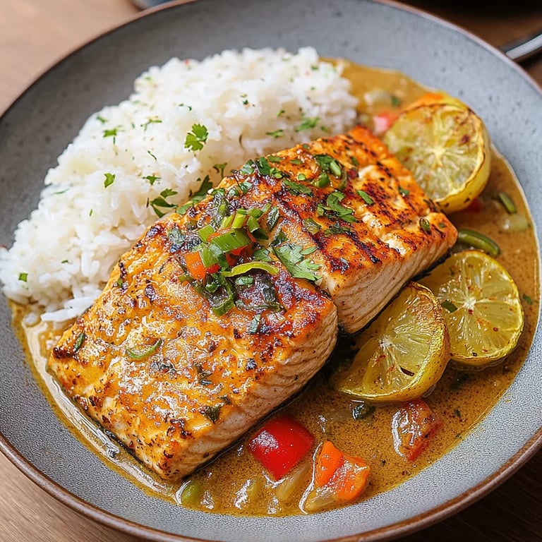 Caribbean-Style Coconut Curry Salmon: An Incredible 7-Step Recipe