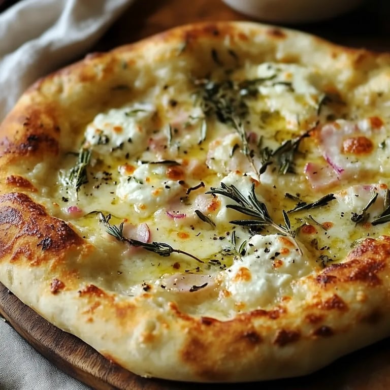 Cremig-knusprige Pizza Bianca: Ein Unglaubliches Ultimatives Rezept