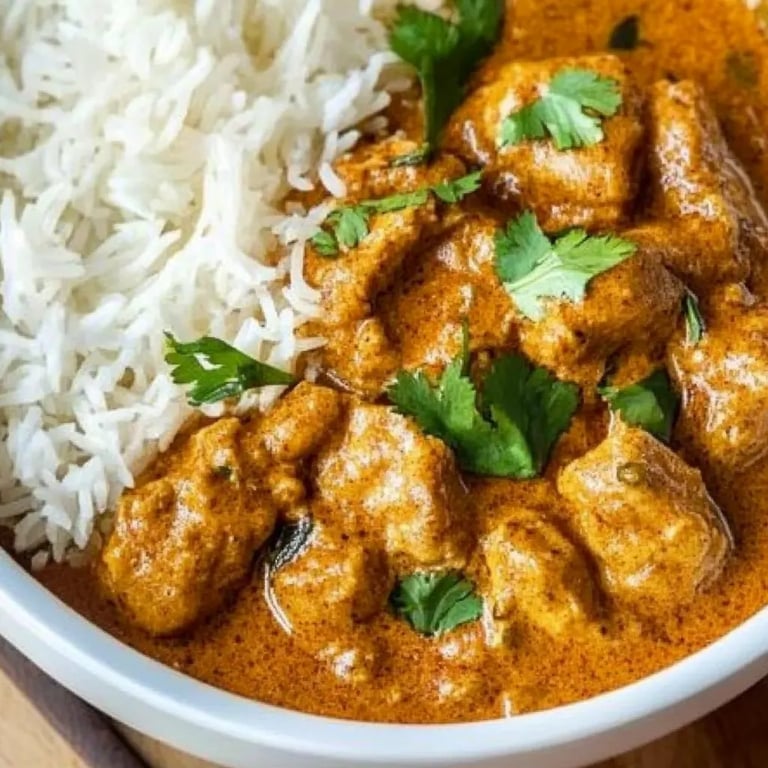 Butter Chicken Kürbis Curry