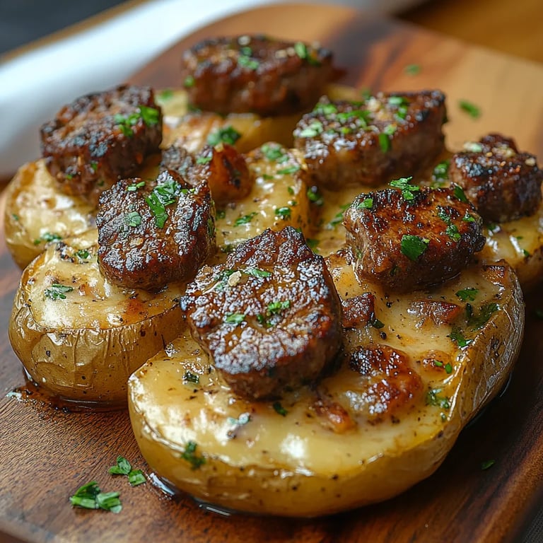 Loaded Baked Potato w/ Steak Bites: An Amazing Ultimate Recipe