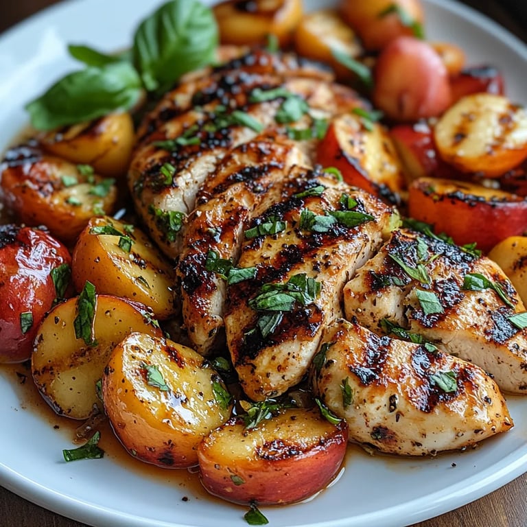Pfirsich-Caprese-Gegrilltes-Hähnchen: Ein Unglaubliches Ultimatives Rezept