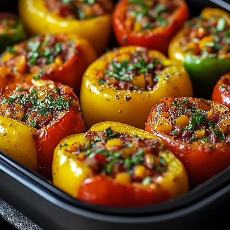 Gefüllte Paprika aus dem Airfryer: Ein Unglaublich Ultimatives Rezept für 4 Personen