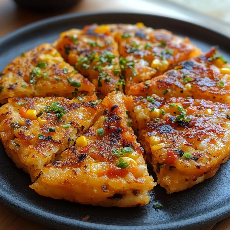 Vegan Kimchi Cheese & Sweet Corn Pancakes: An Incredible Essential Recipe