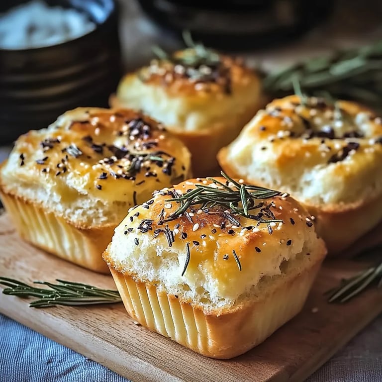 Easy Garlic Rosemary Focaccia Muffins: The Incredible 7-Step Recipe