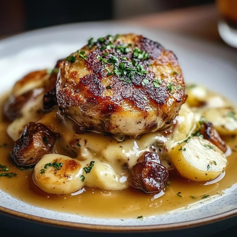 Gebackener Spitzkohl mit cremiger Sauce