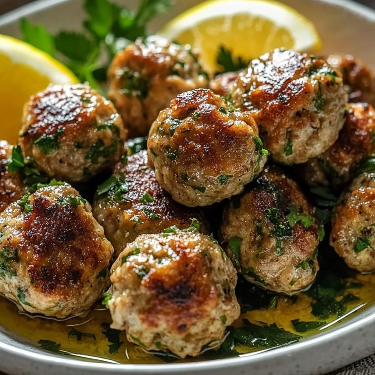 Quick and Easy Greek Turkey Meatballs