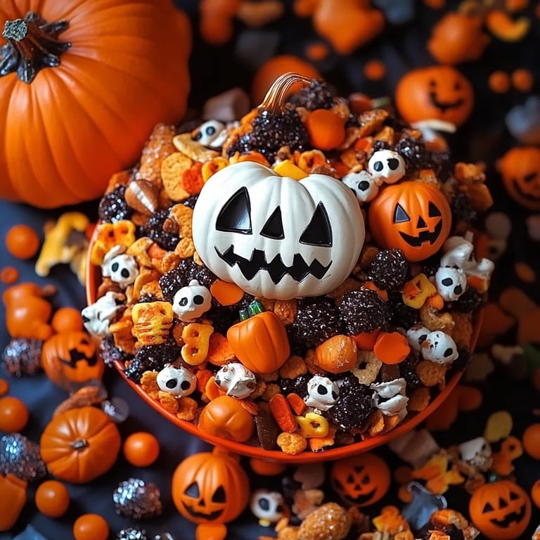 Zauberhafter Halloween-Snack-Mix: Ein Unglaublich Ultimatives Rezept für 7 Portionen