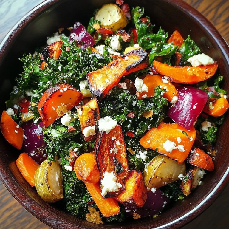 Kale & Roasted Vegetable Salad
