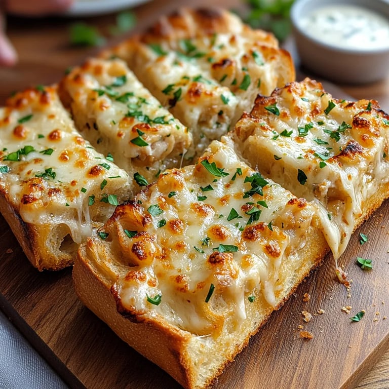 Viral Chicken Alfredo Garlic Bread: An Incredible Ultimate Recipe